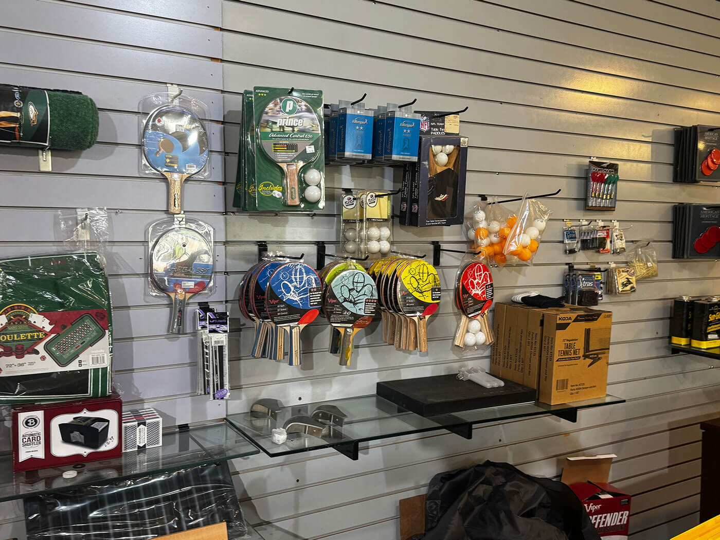 Billiard accessories and man cave decor